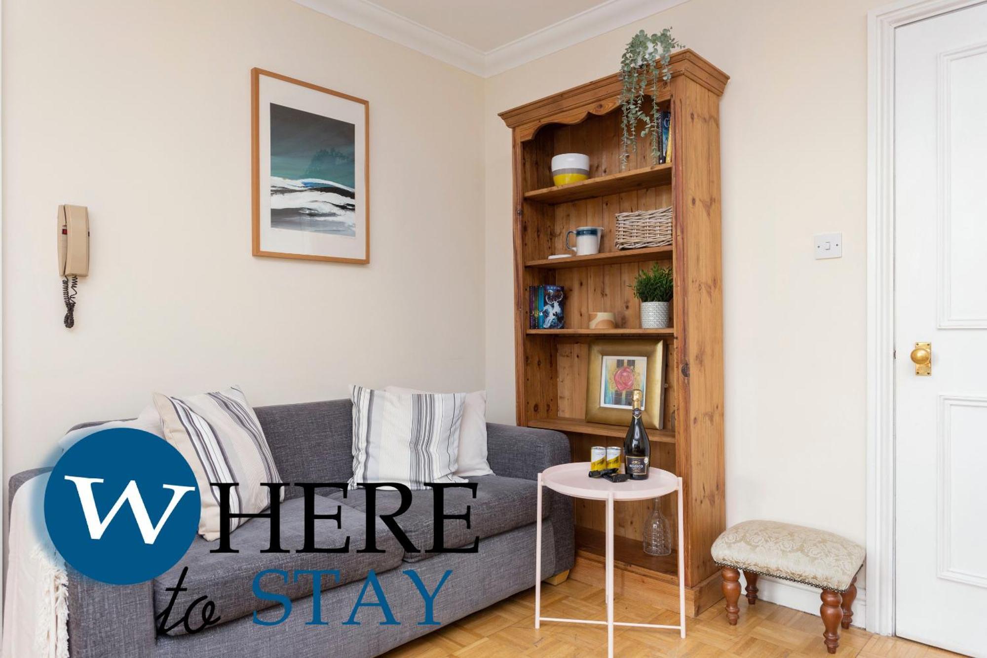 Bright 1 Bedroom Apartment-Private Parking Glasgow Exterior photo